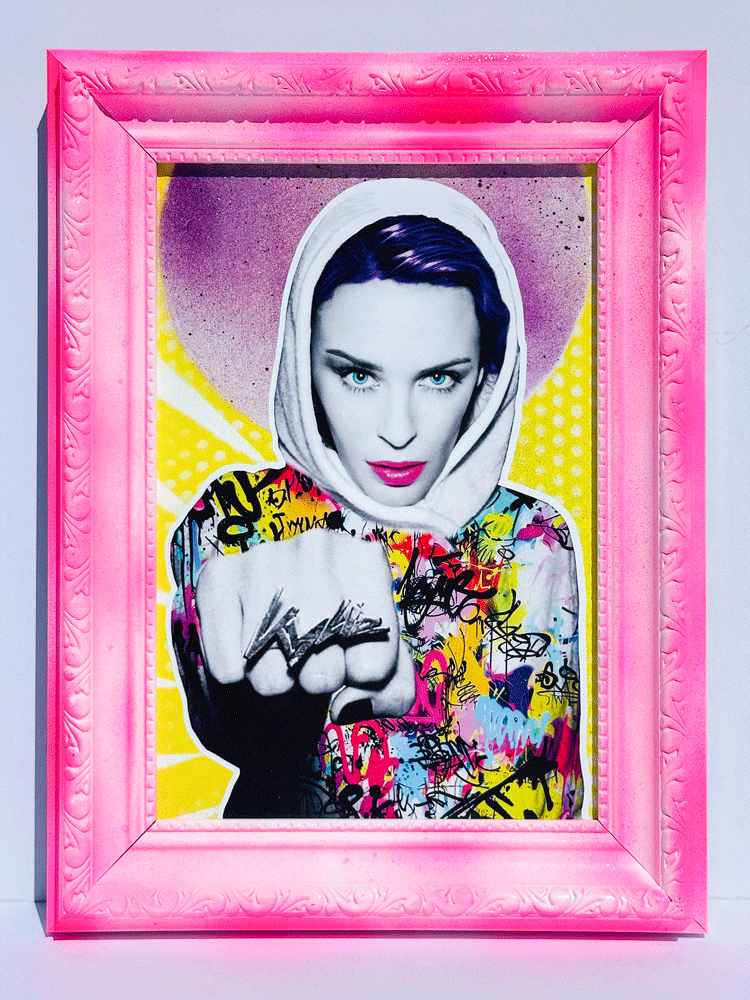 Kylie Framed Art The Postman