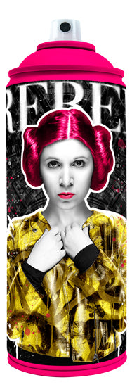 Princess Leia Spraycan by The Postman