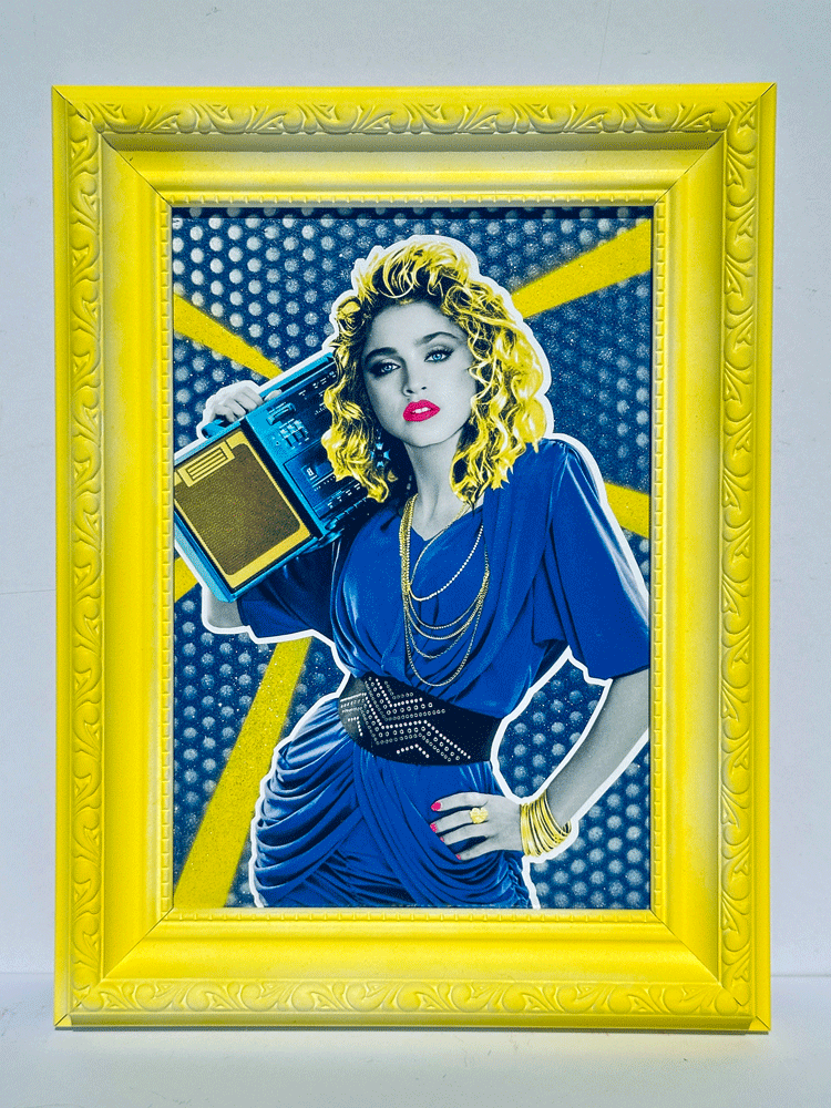Framed Madonna by The Postman