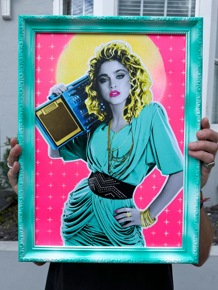 Madonna Artwork Framed The Postman