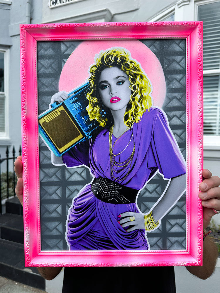 Madonna Framed Artwork by The Postman