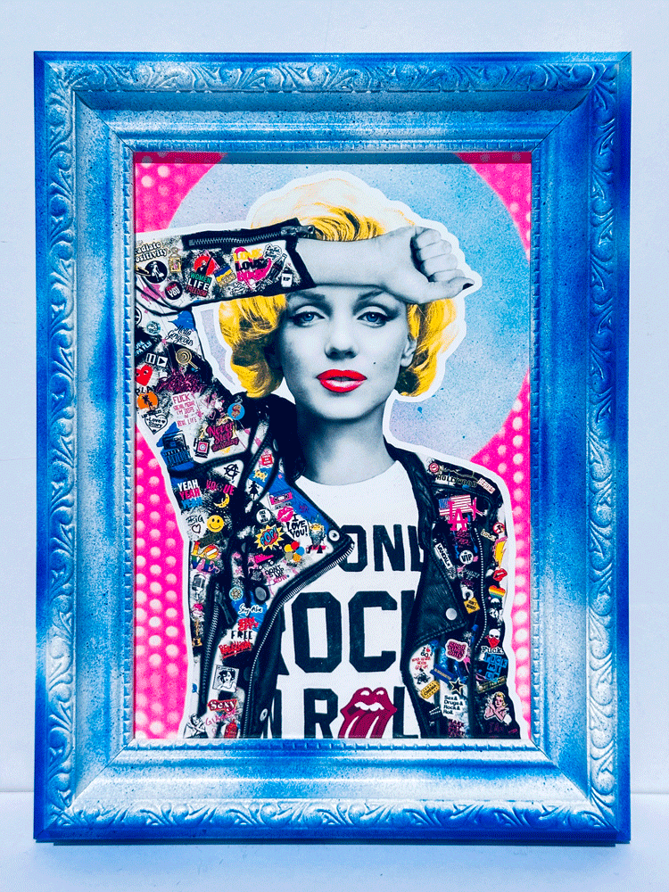 Marilyn Framed Art by The Postman