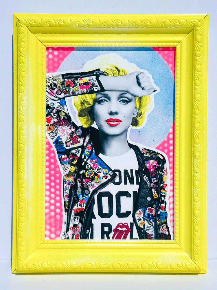 Marilyn Framed Art The Postman
