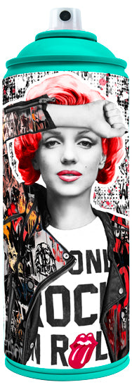 Marilyn art can by the Postman