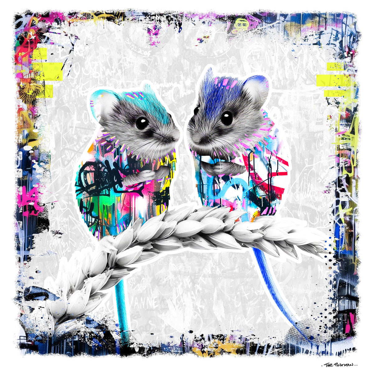 Mice Print by THE POSTMAN from the Nature of Healthcare series