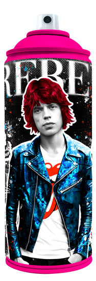 Mick Jagger Spraycan by The Postman