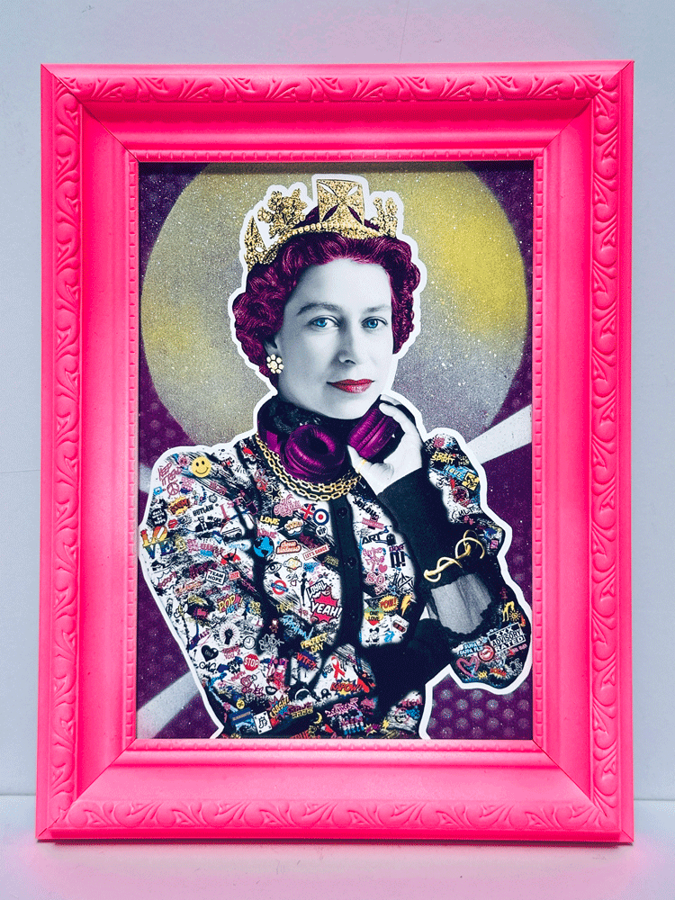 Queen framed art by The Postman