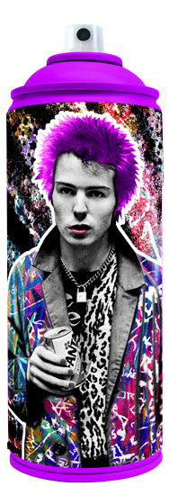 Sid Vicious Spraycan by The Postman