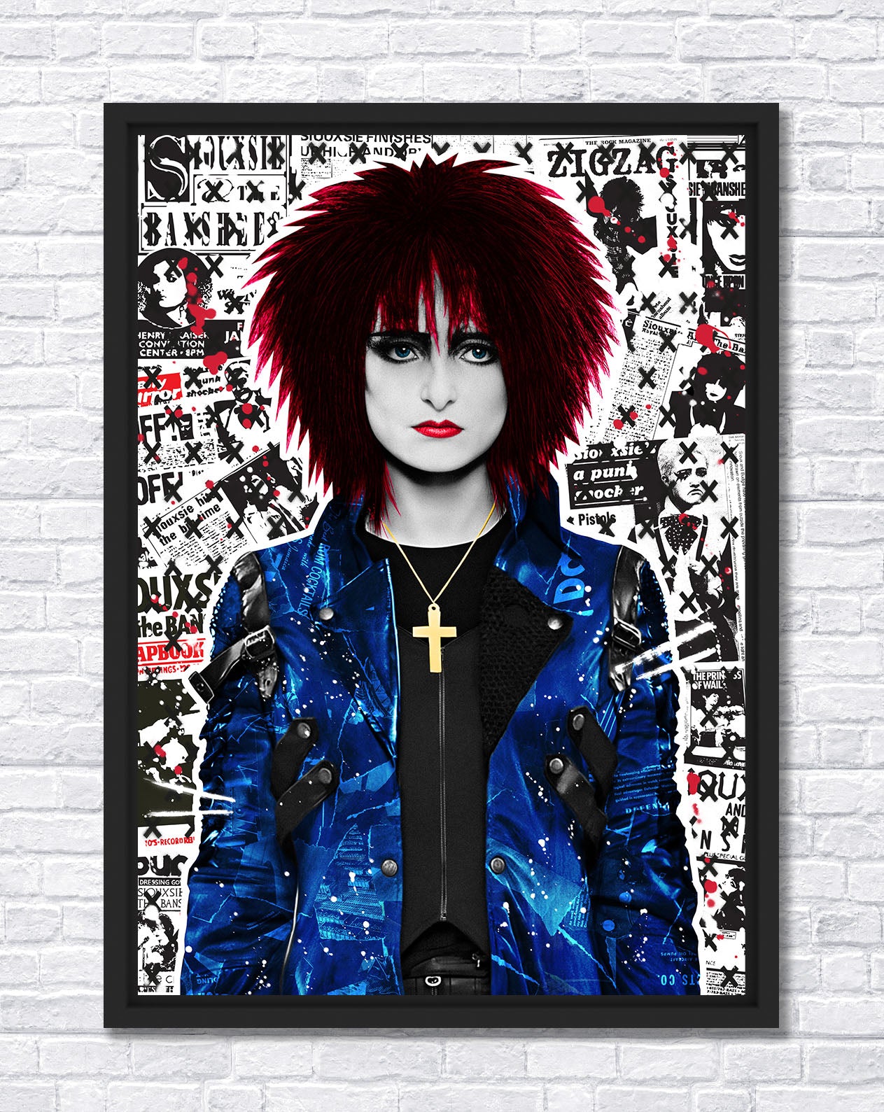 Siouxsie Framed Artwork by The Postman