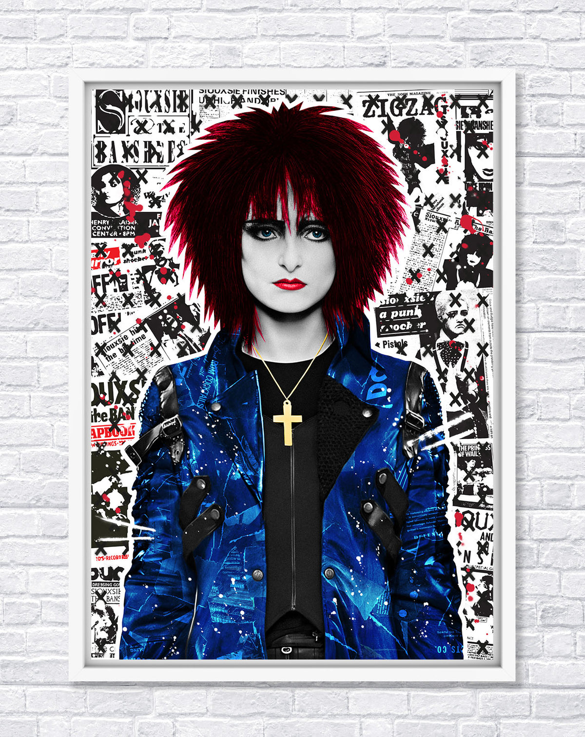 Siouxsie Framed Artwork by The Postman