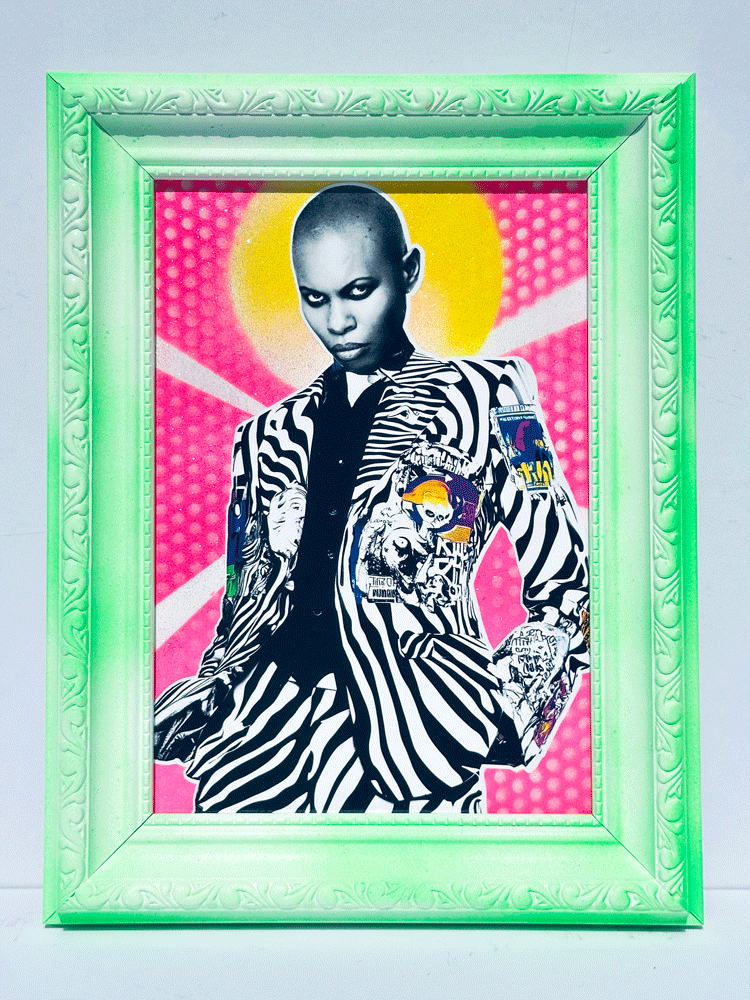 Skunk Anansie framed art The Postman