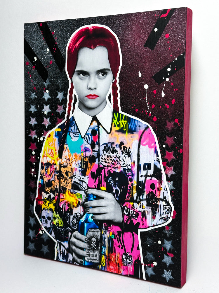 Wednesday Addams Pop Art by Postman