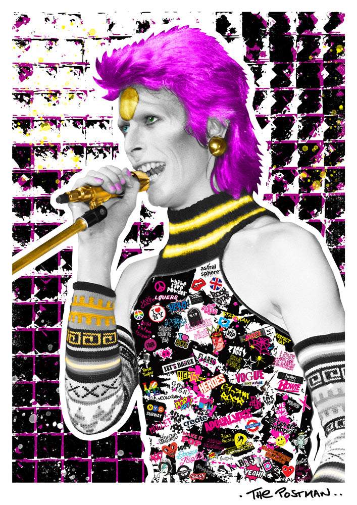 Ziggy Stardust Show Print The Postman