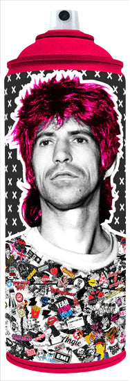Keith Richards Spraycan Art The Postman