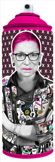 Ruth Bader Ginsburg Spraycan The Postman
