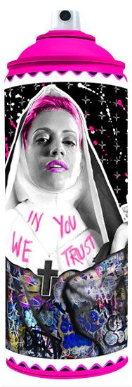 Smoking Nun Spraycan Art The Postman