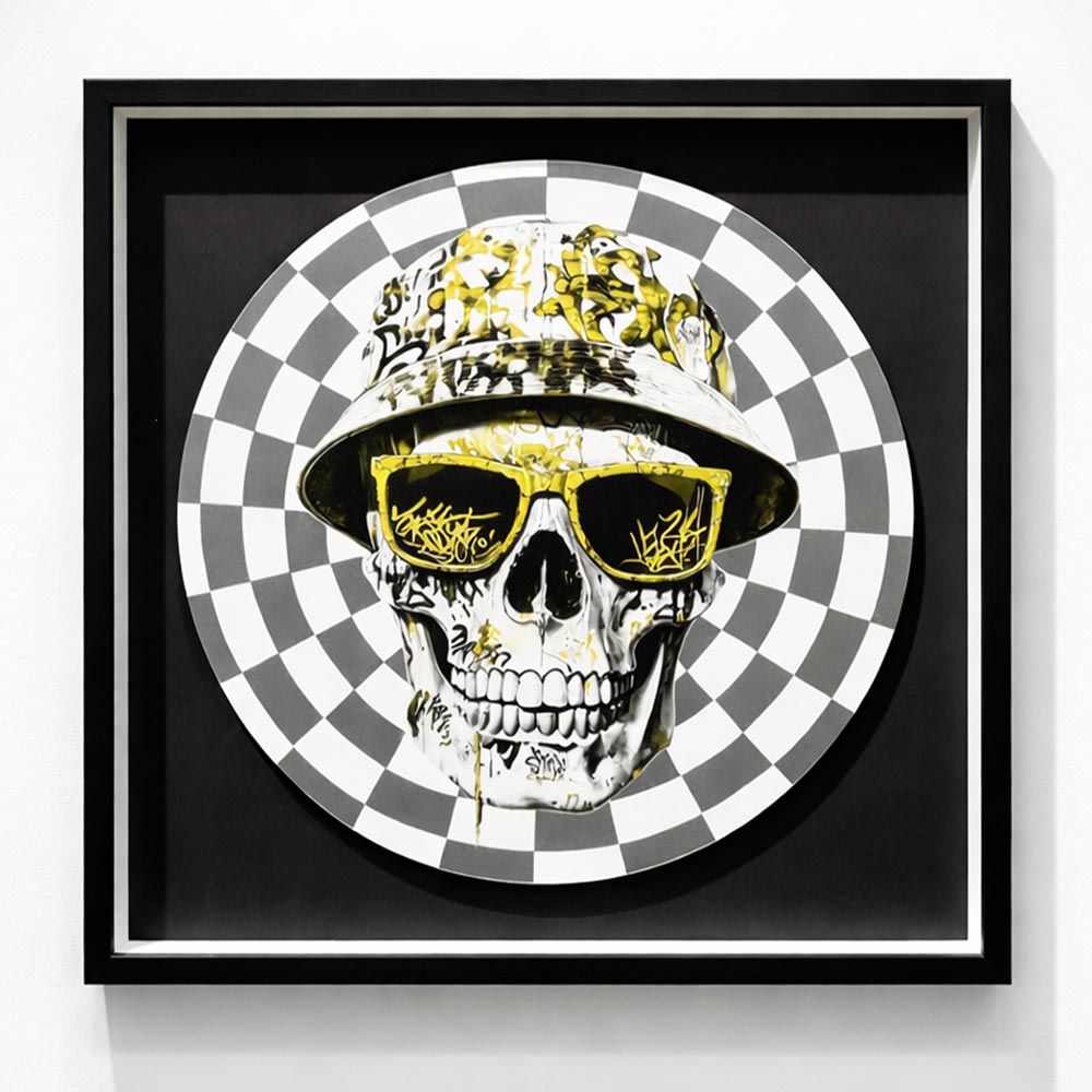 X Raver Framed Artwork by The Postman Art