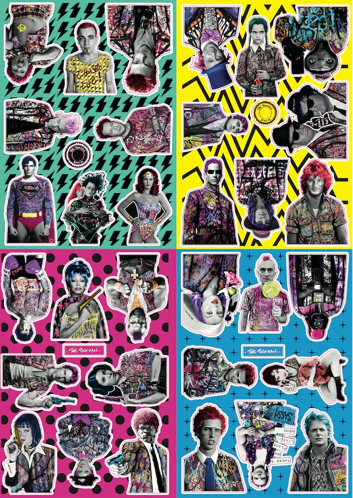 Movie Sticker Pack - 4 Sheets