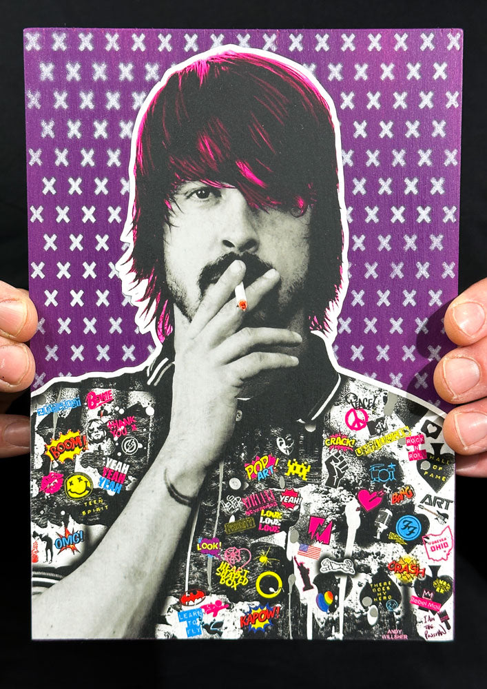 Dave Grohl Artwork by THE POSTMAN